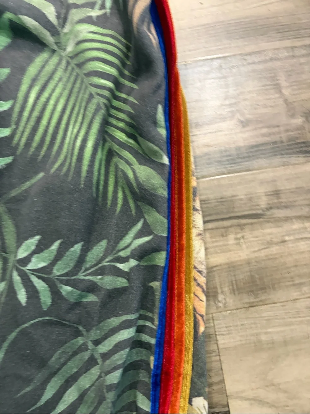 Aviator Nation Velvet Tiger Jungle Rainbow Stripe Jogger Sweatpants  Super Rare - Picture 11 of 12